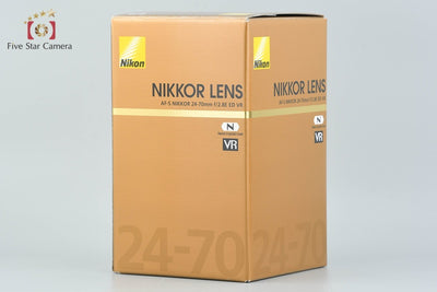 【中古】Nikon ニコン AF-S NIKKOR 24-70mm f/2.8 E ED VR 元箱付き