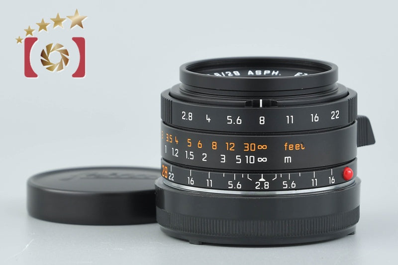 【中古】Leica ライカ ELMARIT-M 28mm f/2.8 ASPH. E39 11606 ブラック