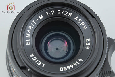 [Used] Leica ELMARIT-M 28mm f/2.8 ASPH. E39 11606 Black