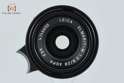 [Used] Leica ELMARIT-M 28mm f/2.8 ASPH. E39 11606 Black