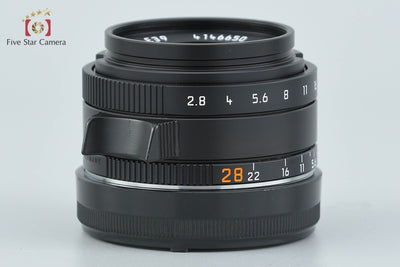 [Used] Leica ELMARIT-M 28mm f/2.8 ASPH. E39 11606 Black