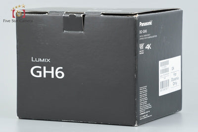 [Used] Panasonic LUMIX DC-GH6 Mirrorless Single-Lens Camera with Original Box