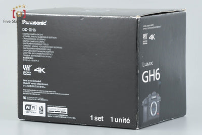 [Used] Panasonic LUMIX DC-GH6 Mirrorless Single-Lens Camera with Original Box