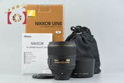 [Used] Nikon AF-S NIKKOR 105mm f/1.4 E ED with original box