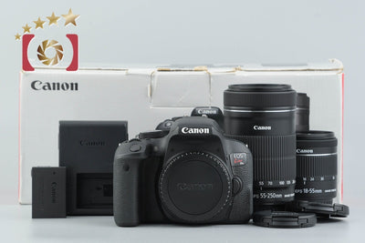 [Used] Canon EOS Kiss X9i Double Zoom Kit with Original Box