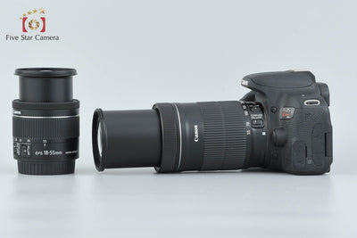[Used] Canon EOS Kiss X9i Double Zoom Kit with Original Box
