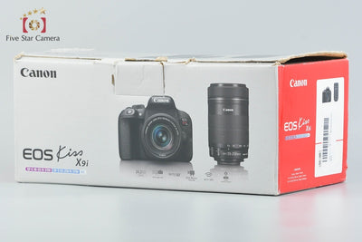 [Used] Canon EOS Kiss X9i Double Zoom Kit with Original Box