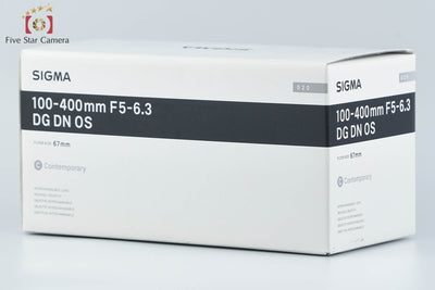 【中古】SIGMA シグマ 100-400mm f/5-6.3 DG DN OS HSM Contemporary ソニーEマウント用 元箱付き