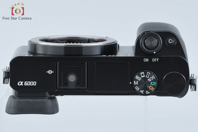 [Used] SONY Sony α6000 ILCE-6000 Black Mirrorless Interchangeable Lens Camera