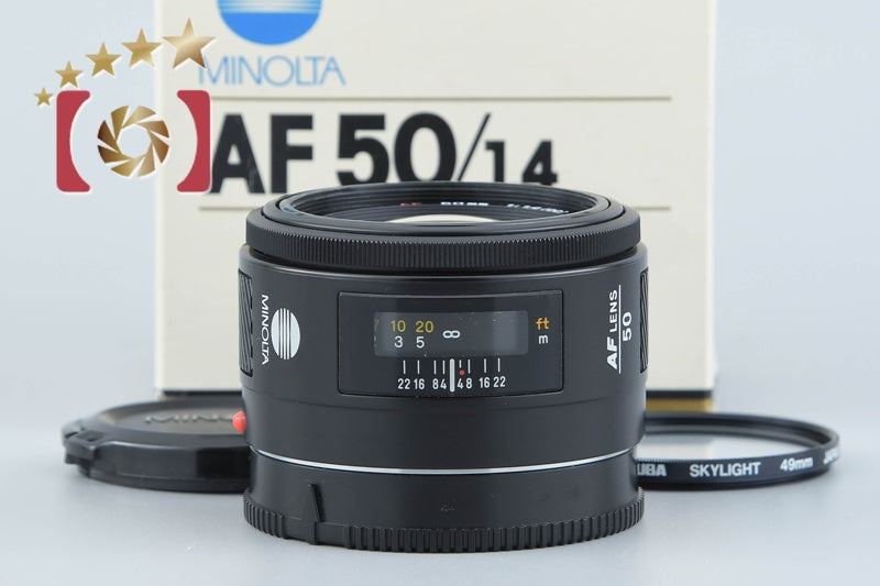 [Used] MINOLTA Minolta AF 50mm f/1.4 Old Type with Original Box