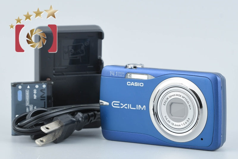 [Used] Casio EXILIM EX-Z550 Blue Compact Digital Camera