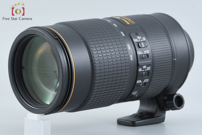 [Used] Nikon AF-S NIKKOR 80-400mm f/4.5-5.6 G ED VR with original box