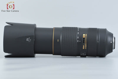 [Used] Nikon AF-S NIKKOR 80-400mm f/4.5-5.6 G ED VR with original box