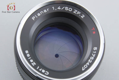 [Used] Carl Zeiss Planar 50mm f/1.4 ZF.2 T* for Nikon with original box