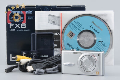 [Used] Panasonic LUMIX DMC-FX8 Silky Silver Compact Digital Camera with Original Box