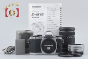 [Used] OLYMPUS OM-D E-M10 EZ Double Zoom Kit Silver, Low Shutter Count