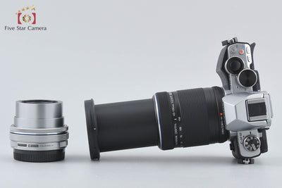 [Used] OLYMPUS OM-D E-M10 EZ Double Zoom Kit Silver, Low Shutter Count