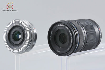 [Used] OLYMPUS OM-D E-M10 EZ Double Zoom Kit Silver, Low Shutter Count