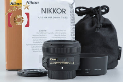 [Used] Nikon AF-S NIKKOR 50mm f/1.8 G with original box