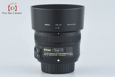 [Used] Nikon AF-S NIKKOR 50mm f/1.8 G with original box