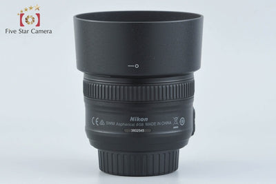 [Used] Nikon AF-S NIKKOR 50mm f/1.8 G with original box