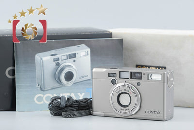 [Used] CONTAX Tix Silver Compact Film Camera with Original Box