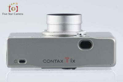 [Used] CONTAX Tix Silver Compact Film Camera with Original Box