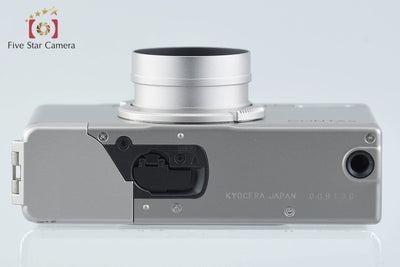 [Used] CONTAX Tix Silver Compact Film Camera with Original Box