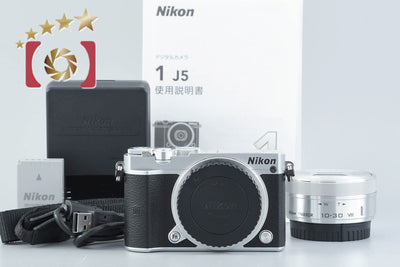 [Used] Nikon 1 J5 Silver Standard Power Zoom Kit, Low Shutter Count
