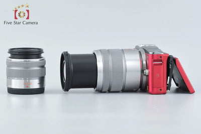 [Used] Panasonic LUMIX DMC-GF6 Double Zoom Lens Kit Red, Low Shutter Count