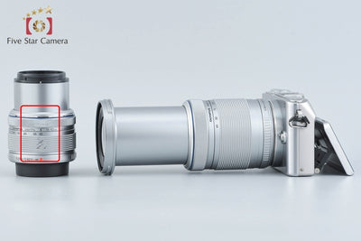 [Used] OLYMPUS PEN Lite E-PL3 Double Zoom Lens Kit Silver, Low Shutter Count