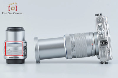 [Used] OLYMPUS PEN Lite E-PL3 Double Zoom Lens Kit Silver, Low Shutter Count