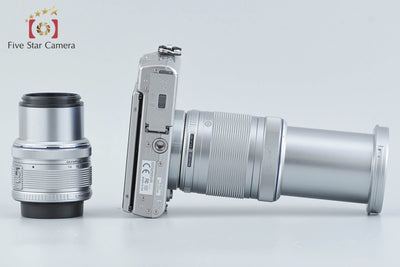 [Used] OLYMPUS PEN Lite E-PL3 Double Zoom Lens Kit Silver, Low Shutter Count