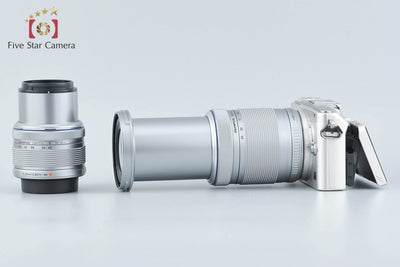 [Used] OLYMPUS PEN Lite E-PL5 Double Zoom Lens Kit Silver, Low Shutter Count
