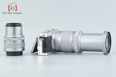 [Used] OLYMPUS PEN Lite E-PL5 Double Zoom Lens Kit Silver, Low Shutter Count