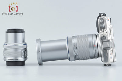 [Used] OLYMPUS PEN Lite E-PL5 Double Zoom Lens Kit Silver, Low Shutter Count