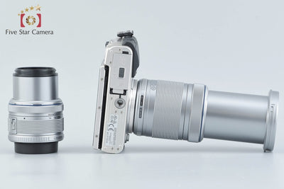 [Used] OLYMPUS PEN Lite E-PL5 Double Zoom Lens Kit Silver, Low Shutter Count