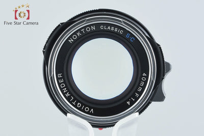 [Used] Voigtlander NOKTON Classic S.C 40mm f/1.4 Leica M Mount