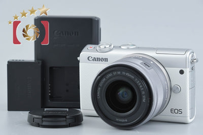 [Used] Canon EOS M100 EF-M 15-45 IS STM Lens Kit White