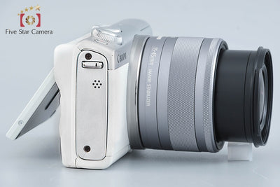 [Used] Canon EOS M100 EF-M 15-45 IS STM Lens Kit White