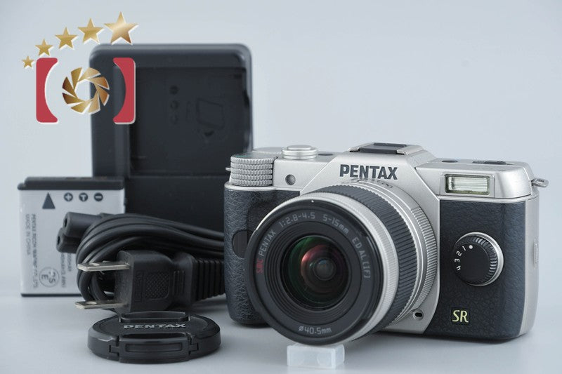 Used: PENTAX Q7 Zoom Lens Kit, Silver, Low Shutter Count
