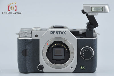 【中古】PENTAX ペンタックス Q7 ズームレンズキット シルバー シャッター回数僅少