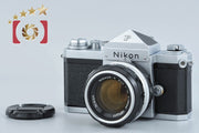 [Used] Nikon F Eye-Level Mid-Production Silver + NIKKOR-S Auto 50mm f/1.4