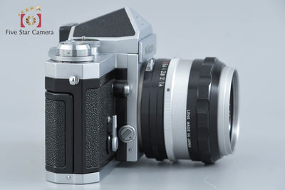 [Used] Nikon F Eye-Level Mid-Production Silver + NIKKOR-S Auto 50mm f/1.4