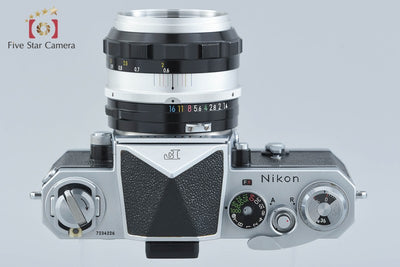 [Used] Nikon F Eye-Level Mid-Production Silver + NIKKOR-S Auto 50mm f/1.4