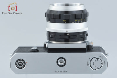 [Used] Nikon F Eye-Level Mid-Production Silver + NIKKOR-S Auto 50mm f/1.4