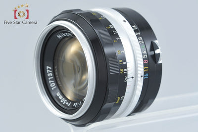 [Used] Nikon F Eye-Level Mid-Production Silver + NIKKOR-S Auto 50mm f/1.4