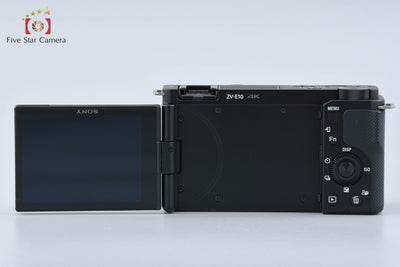 [Used] Sony α VLOGCAM ZV-E10 Power Zoom Lens Kit Black, Low Shutter Count, With Original Box