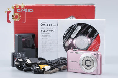 [Used] Casio EXILIM ZOOM EX-Z1050 Pink Compact Digital Camera with Original Box