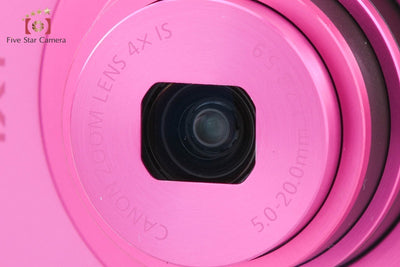 [Used] Canon IXY 400F Pink Compact Digital Camera with Original Box